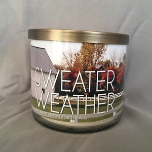 Sweat Weather Bath and Body Works Candle